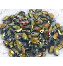 Чешские бусины Лепестки тюльпана Crystal Etched Marea Full Tulip Petals Glass beads 4 x 6 mm 