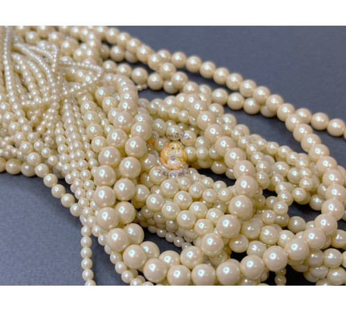 Жемчуг Бежевый радужный, 30002  Preciosa Ornela, pearlescent 