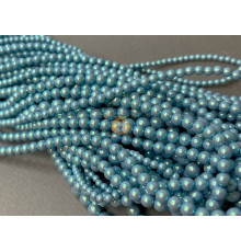 Жемчуг Бирюзово-голубой радужный 30007 Preciosa Ornela, pearlescent 