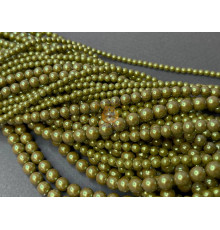 Жемчуг Оливковый радужный, 30009 Preciosa Ornela, pearlescent 