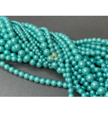 Жемчуг Бирюзовый радужный 30019 Preciosa Ornela, pearlescent 