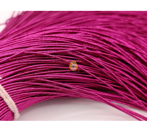 Канитель Фуксия / Fuchsia / Упругая 1 мм