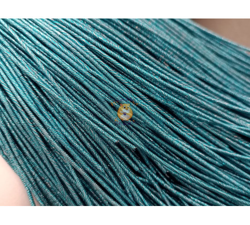 Канитель Серебряно-голубой меланж, Light Blue/Silver / Упругая 1,8 мм