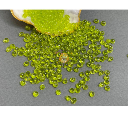 Бисер-капли Miyuki Drops Transparent Chartreuse 3.4 мм/ 5 г