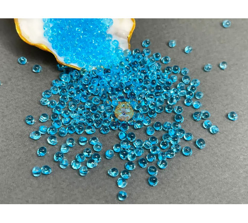 Бисер-капли Miyuki Drops Transparent Light Blue 3.4 мм/ 5 г