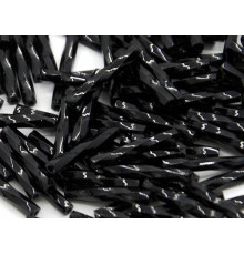 Витой стеклярус Miyuki Black TW-12-0401