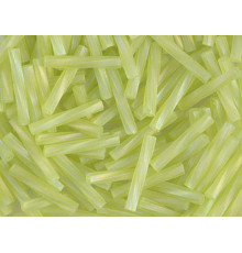 Витой стеклярус Miyuki Matted Transparent Chartreuse AB TW-12-0258F