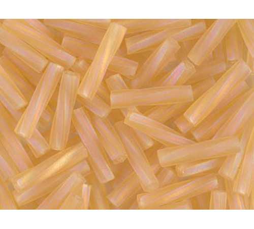 Витой стеклярус Miyuki Matted Transparent Lt.Topaz AB TW-12-0251F