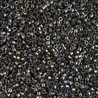 Бисер MIYUKI Delica 11/0 #DB0026 - Metallic Black Luster