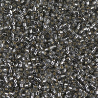 Бисер MIYUKI Delica 11/0 #DB0048 - Silver Lined Grey
