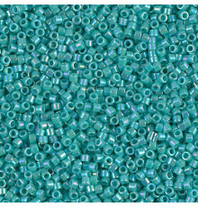 Бисер MIYUKI Delica 11/0 #DB0166 - Opaque Turquoise AB