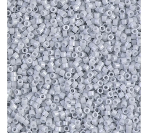 Бисер MIYUKI Delica 11/0 #DB0209 - Opaque Lt.Grey Luster