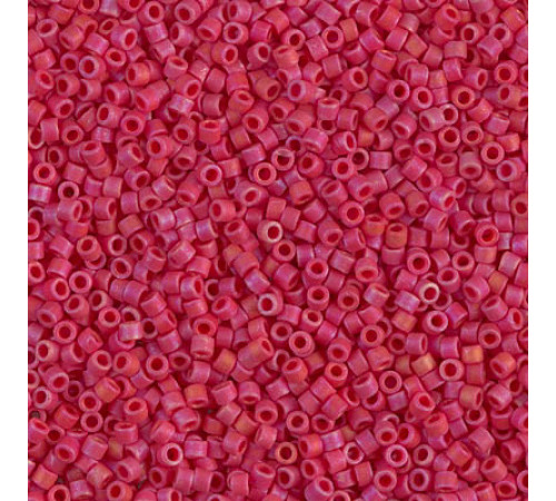 Бисер MIYUKI Delica 11/0 #DB0362 - Opaque Red AB Matted
