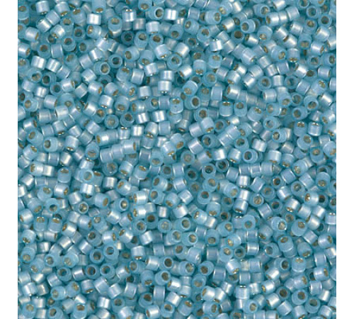 Бисер MIYUKI Delica 11/0 #DB0628 - Silver Lined Lt.Aqua Alab Dyed