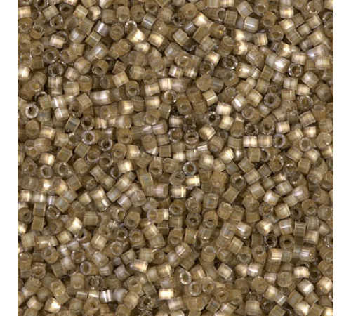 Бисер MIYUKI Delica 11/0 #DB0671 - Silver Lined Variegated Taupe