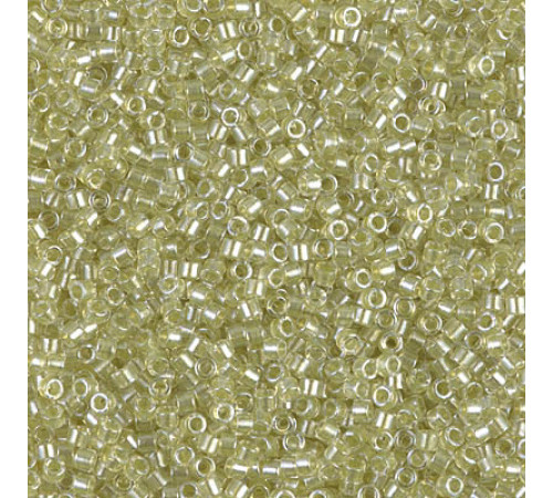 Бисер MIYUKI Delica 11/0 #DB0903 - Sparkling Peridot Lined Crystal