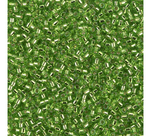 Бисер MIYUKI Delica 11/0 #DB1206 - Silver Lined Lime