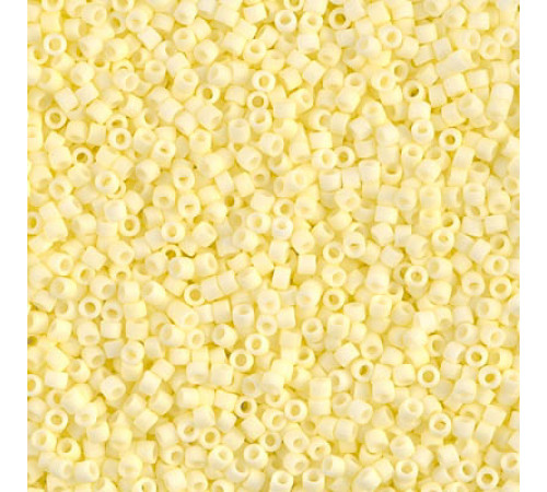 Бисер MIYUKI Delica 11/0 #DB1511 - Opaque Pale Yellow Matted