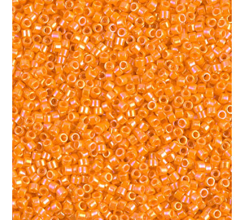 Бисер MIYUKI Delica 11/0 #DB1573 - Opaque Mandarin AB