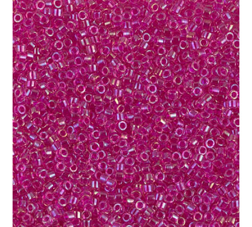 Бисер MIYUKI Delica 11/0 #DB1743 - Hot Pink Lined Crystal AB