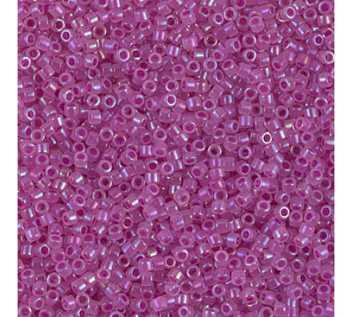 Бисер MIYUKI Delica 11/0 #DB1744 - Fuchsia Lined Opal AB
