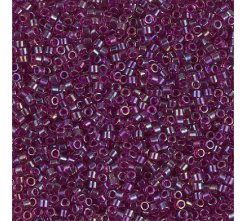 Бисер MIYUKI Delica 11/0 #DB1747 - Fuchsia Lined Amethyst AB