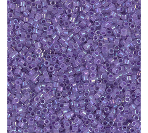 Бисер MIYUKI Delica 11/0 #DB1753 - SPKL Purple Lined Opal AB