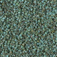 Бисер MIYUKI Delica 11/0 #DB2264 - Opaque Turq Blue Picasso