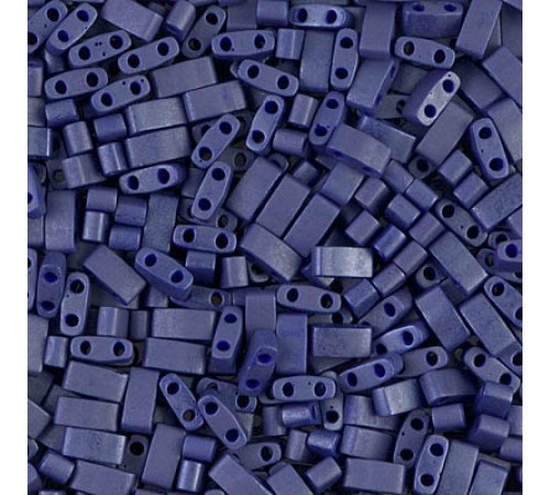 Бисер Miyuki Half Tila #HTL2075 - Matted Opaque Cobalt Luster / 5 г