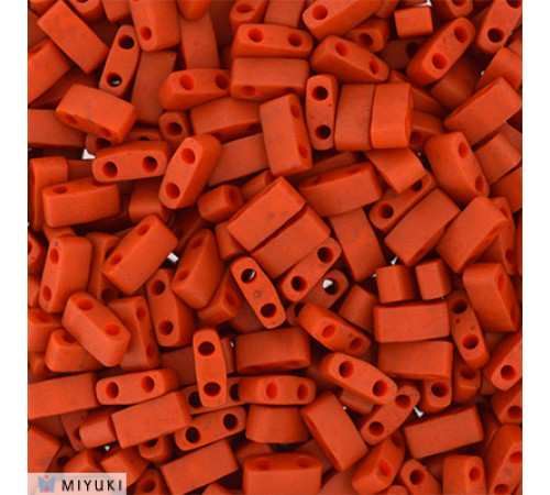 Бисер Miyuki Half Tila #HTL2315 - Matted Opaque Terra Cotta / 5 г