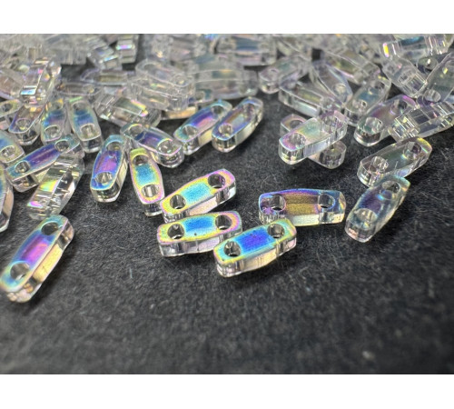 Бисер Miyuki Quarter Tila #QTL0250 - Crystal AB / 3 г