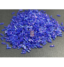 Бисер Miyuki Quarter Tila #QTL0151FR - Matted Transp Cobalt AB / 3 г