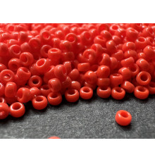 Бисер MIYUKI круглый 15/0 #0407 - Opaque Red