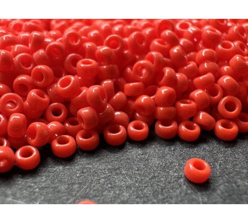 Бисер MIYUKI круглый 15/0 #0407 - Opaque Red