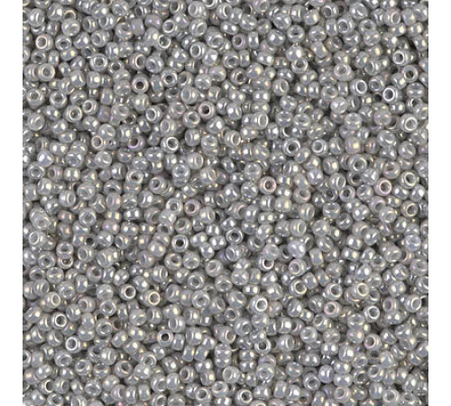 Бисер MIYUKI круглый 15/0 #1866 - Opaque Gray Luster