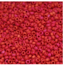 Бисер MIYUKI круглый 15/0 #2076 - Matted Opaque Red Luster