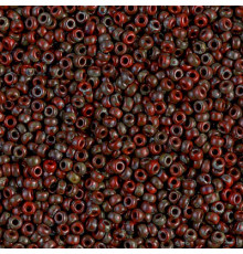 Бисер MIYUKI круглый 15/0 #4513 - Picasso Opaque Red Garnet