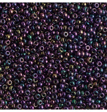 Бисер MIYUKI круглый 15/0 #0454 - Metallic Purple Iris