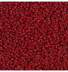Бисер MIYUKI круглый 15/0 #1464 - Dyed Opaque Maroon