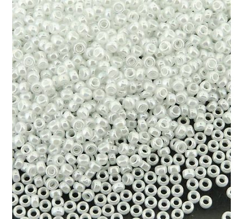 Бисер MIYUKI круглый 15/0 #0420 - White Pearl Ceylon