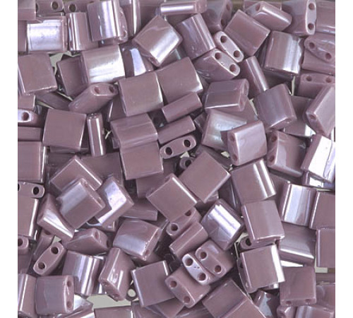 Бисер Miyuki Tila #TL0437 - Opaque Mauve Luster / 5 г