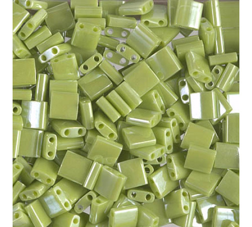 Бисер Miyuki Tila #TL0439 - Opaque Chartreuse Luster / 5 г