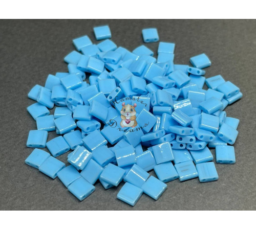 Бисер Miyuki Tila #TL0413 - Opaque Turquoise Blue / 5 г
