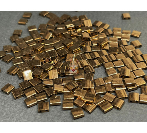 Бисер Miyuki Tila #TL0457 - Metallic Dk.Bronze / 5 г