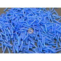 Витой стеклярус Miyuki Matted Transparent Sapphire AB TW-12-0261F
