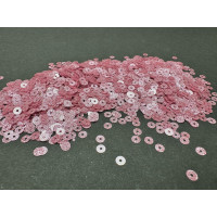 Пайетки Розовые Glitter плоские 4 мм (3 г) Пайетки Розовые Glitter плоские 4 мм (3 г)