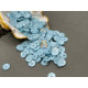 Пайетки Чаши Opaque Lustered Turquoise Blue L.31  / 10 мм