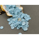Пайетки Чаши Opaque Lustered Turquoise Blue L.31  / 10 мм