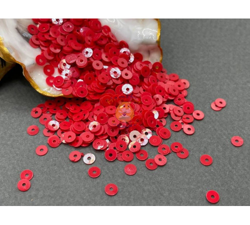 Пайетки Opaque Red O.200 плоские/ 3 г