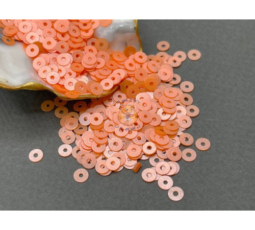 Пайетки Pastel Orange O.79 плоские/ 3 г